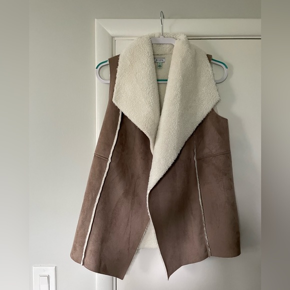 Susina Jackets & Blazers - Susina Faux Fur and Suede Shearling Vest
